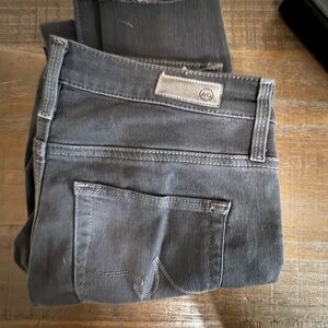 Ag Adriano Goldschmied Gray High Rise Jeans Modern Fit